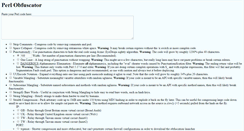 Desktop Screenshot of perlobfuscator.com